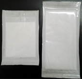 abdominal pad in sterile package