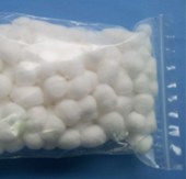 small medical cotton ball